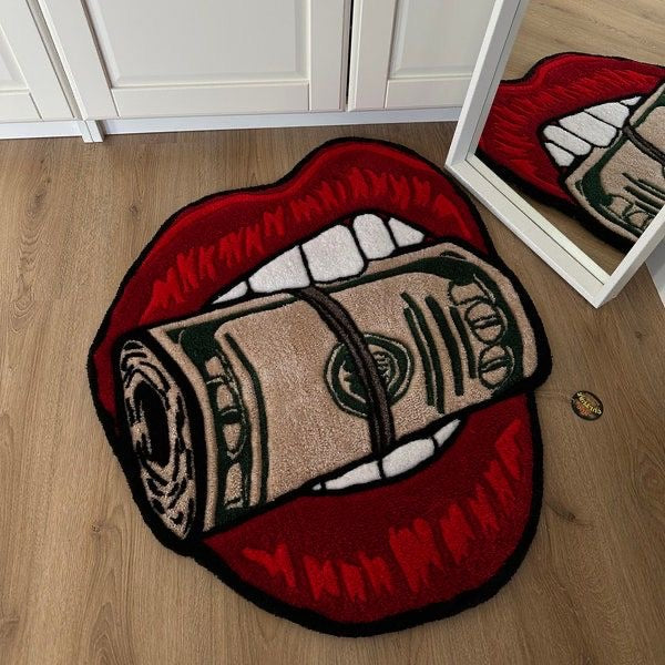 Money roll rug