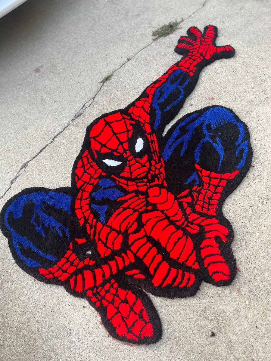 Spiderman rug