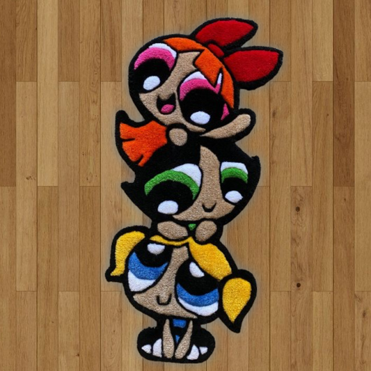 Powerpuff girls rug