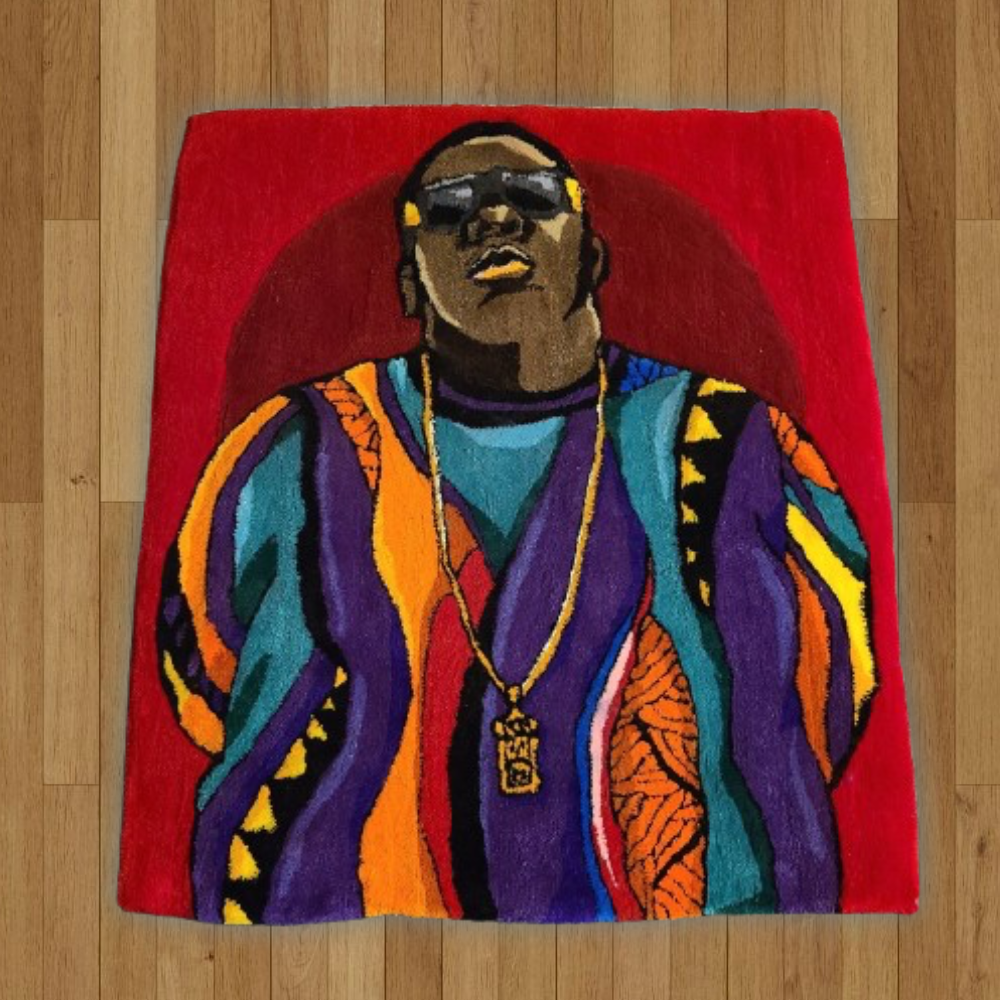 Notorious B.I.G custom rug