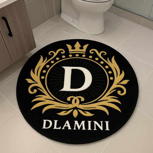 Family crest emblem rugs